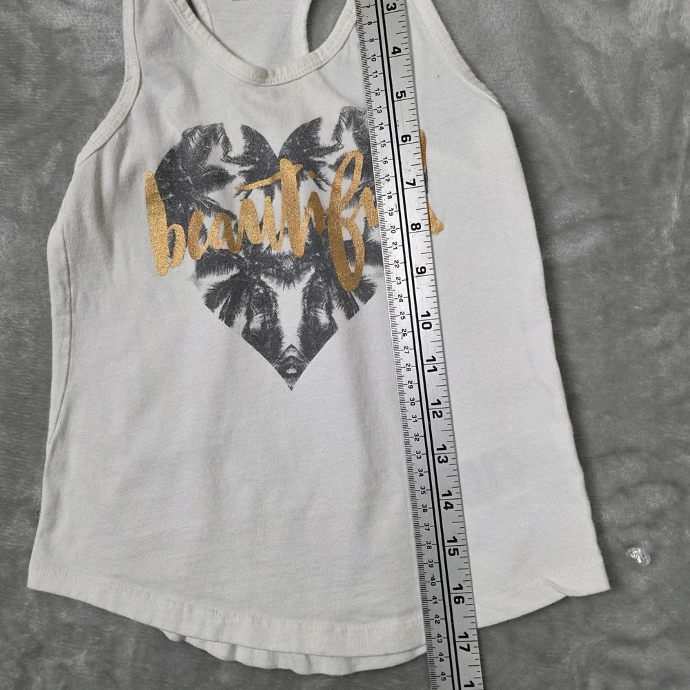 Girls Size 5 Outfit Old Navy Tank Palm Heart Joe's Jeans‎ 2Pc Set READ FAIR